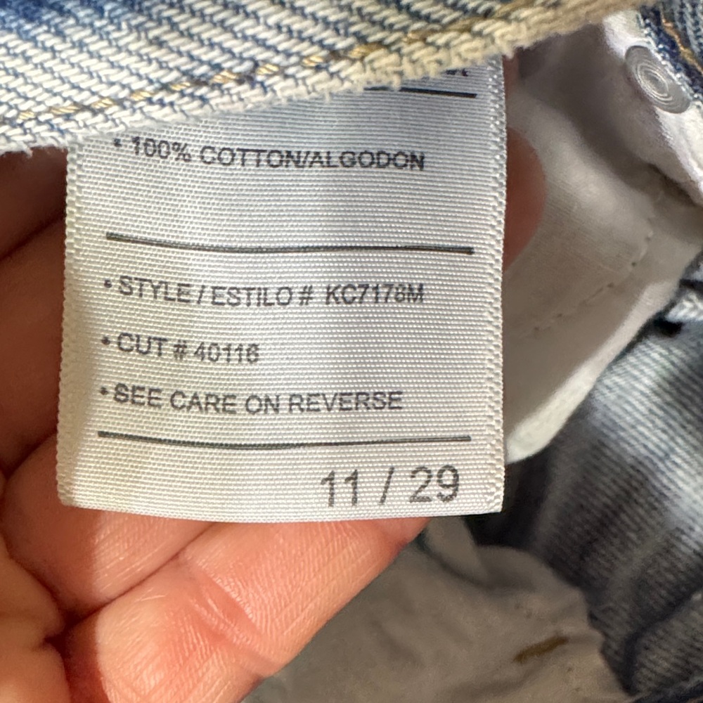 KanCan Light Blue Distressed Boyfriend Jeans - Picture 3 of 4